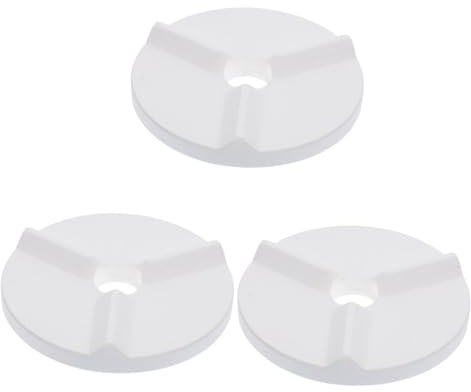 Hohopeti 3stücke Refraktäres Unterstützungspad Für Töpferöfen Hochwertige Keramikbrennmatte Aus Aluminiumoxid Hitzebeständig Für Kreative Töpferprojekte