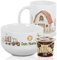 GRAZDesign Frühstücksset Müslischale mit Tasse Bauernhof für Kinder mit Namen personalisiert Keramik (Motiv 2, Geschenkset)