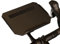 Indoor Bike Trainer Tray - Large - With Edges - Compatible with Garmin - Black