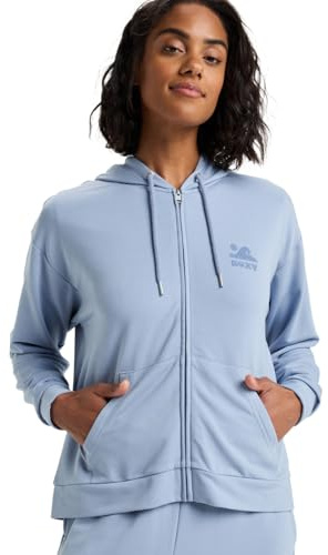 Roxy Fleece sweater SURFING BY DAYLIGHT FULL ZIP Women's Blue XXL