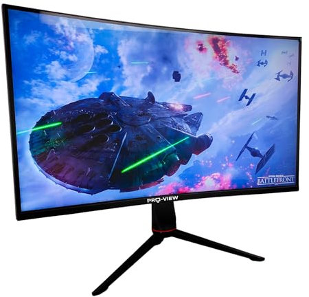 Monitor curvo de 32, QHD 2560x1440, 165Hz, 1 ms, HDR, FreeSync