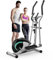 Crosstrainer für zuhause, Dripex Magnetisch Ellipsentrainer, Ultraleiser Crosstrainer mit 8-stufiger Widerstand, 6KG Schwungrad, Pulssensor, LCD Monitor, Gerätehalterung, Transporträder (Grün)