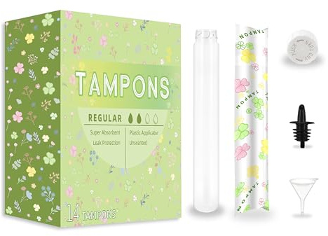 Lot de 14 flacons tampons pour alcool (620 ml au total), flasques cachées pour femme, récipient à alcool caché, flacons en plastique pour boîtes de nuit, croisières et événements sportifs - Bec