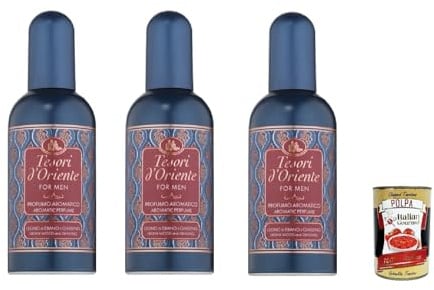 Italian Gourmet e Ginseng profumo corpo frischer Holzduft 3 x 100ml | Note speziate con sensazione avvolgente; aromatisch-würzig, langanhaltend, Gesamtnettogewicht 300 ml + Kostenlos Polpa 400g