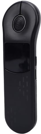 Plyisty Kabellose Presenter-Fernbedienung, Wiederaufladbarer 2,4-G-Präsentationsklicker mit Touchpad und USB-Empfänger, für PC, Laptop, OS X (Black)