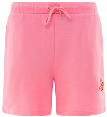 Zwillingsherz Feel Good Club Damen Kurze Sweathose mit Stickerei – Bequeme Baumwoll Shorts für Frauen – Lässige Jogginghose kurz für Freizeit Alltag Loungewear – Moderne Sommer Damenhose