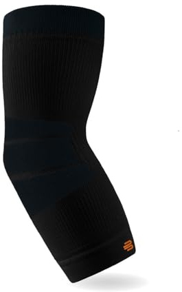 BAUERFEIND Ellenbogen Sleeve „Outdoor Compression Elbow Support“, 1 Unisex Ellenbogenbandage mit Merinowolle, Rechts & Links tragbar zum Sport oder Wandern