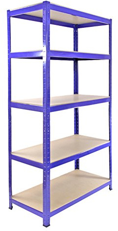 Monster Racking 90 x 45 x 180 cm Steel Shelving Units/Racking Bays, Pack of 1, Blue