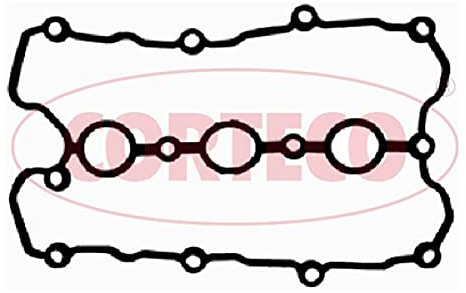 Corteco 440455P Dichtung, Zylinderkopfhaube | Kompatibel mit: AUDI A4 B7, A4 B7 Avant, A4 B7 Cabriolet, A6 Allroad C6, A6 C6, A6 C6 Avant, A8 D3