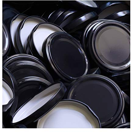 Vitrea 50 Ersatzdeckel Deckel für Sturzgläser To 82 Schwarz Passend für 230/350 / 435 ml FBA