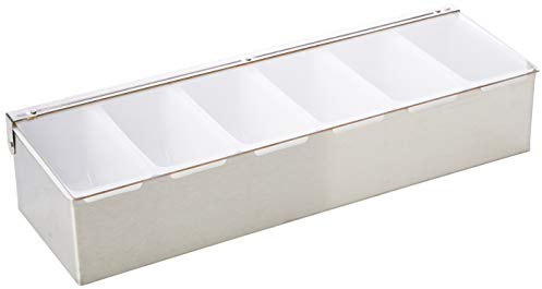 Utopia F91104 Condiment Holder, Bar Accessories, 6 Inserts, 17.5, 44.5 cm