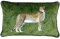 Paoletti Riva Cheetah Coussin Forêt Couverture - Vert - Palm Leaf Design - Velvet Feel Tissu - Canalisé Edges - Lavable Machine - 100% Polyester - 30 X 50 Cm (12 X 20 Pouces) - Conçu Au Royaume-Uni