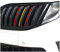 Finest Folia 30 teiliges Aufkleber Set für Front Kühlergrill Sticker für Gitter Nierenaufkleber Zierstreifen Folie selbstklebend Kfz Zubehör (K005 Spanien)