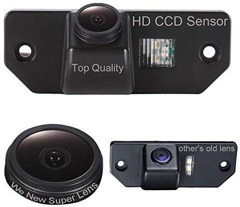 Dynavsal Auto Rückansicht Kamera 1280*720 Pixel 1000TV Linien Super Objektiv Wasserdicht Nachtsicht Einparkhilfe, Rückfahrkamera für Ford Mondeo /Focus/C-Max/Focus Sedan(3 Carriage)/Focus (2 Carriage)