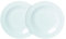 Denby White Porcelain Small Plates Set of 2 - 19cm Dishwasher Microwave Safe Crockery - Chip & Crack Resistant Glazed Appetiser Side Plates