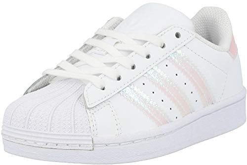 adidas Originals Superstar C, Scarpe da ginnastica Unisex - Bambini e ragazzi, Bianco Footwear White, 28 EU