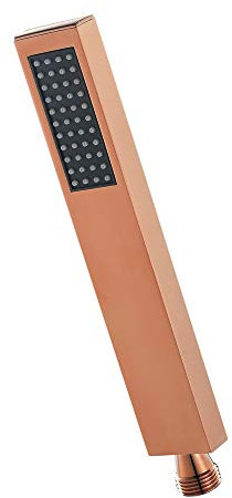Pommeau Douche, Douchette À Main Universel Haute Pressions Économiseur d'eau Douchette en Laiton pour Salle de Bain et Le Spa, G1/2 Pouces,D Rose Gold