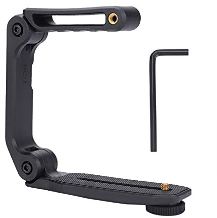 Socobeta U-Grip Camera Stabilizer for DSLR & Video, Black, 1/4 Tripod Mount, Compatible with DSLR, Digital Video Camera