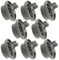 First4spares Premium Lower Basket Wheel Clips for Bosch, Neff & Siemens Dishwashers - Pack of 8