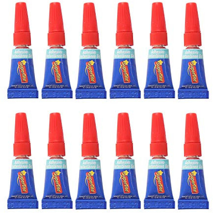 12 Super glue gel adhesivos pegamento instantáneos monodosis (12 x 1g Monodosis)