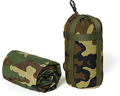 Akmax.cn Bivy Cover Sack für Military Army Modular Sleeping System, wasserdichte Außenschale für Schlafsack, Minimalist Stealth Shelter Multicam/Woodland/UCP/OCP