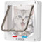 Cat Mate Cat Flap for UPVC & Wooden Doors - Microchip Activated, White, XL