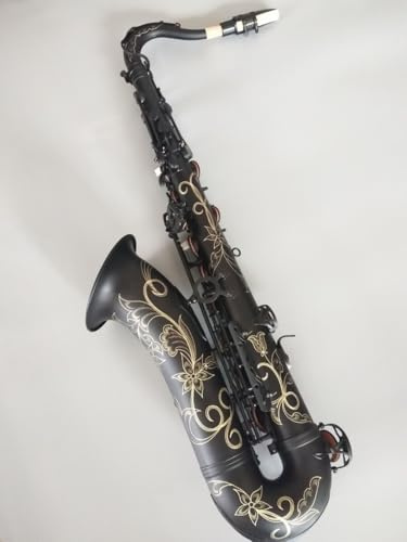 ZXHStore Japonés Tenedor Saxofón Mate Instrumento Musical Negro Profesional Jugando al Tenor saxofón (Color : Tenor Saxophone)