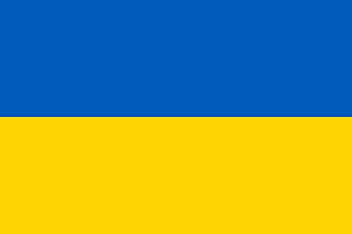 Durabol Bandera de Ucrania 150 x 90 cm poliester Ukraine