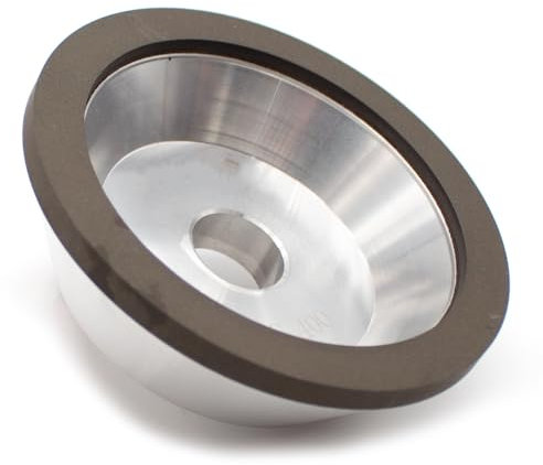 Toplionace Mola Diamantata in Resina, Disco per Affilare Coltelli Universale, Diametro Esterno 100mm, Foro Interno 20mm (150GL)