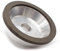 Toplionace Mola Diamantata in Resina, Disco per Affilare Coltelli Universale, Diametro Esterno 100mm, Foro Interno 20mm (150GL)