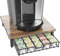 DecoBrothers - Cassetto porta capsule K-Cup per 30 cialde, colore: marrone rustico