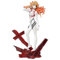 Luxetoys Asuka Langley Soryu Anime Figuren Charakterfigur mit stehender Pose Szene 25 cm Modell Spielzeug Statue zur Dekoration