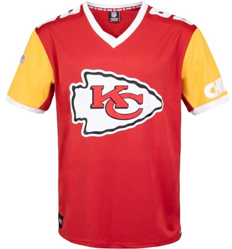 Recovered NFL Team Color Block Jersey Trikot (XL, Kansas City Chiefs)