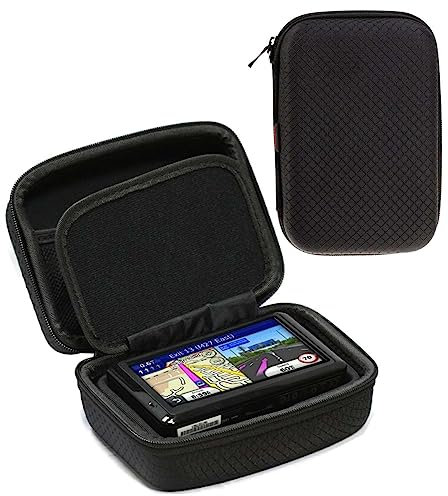 Navitech Black Hard GPS Carry Case Compatible With Garmin DriveSmart 50 LMT-HD 5 Sat Nav