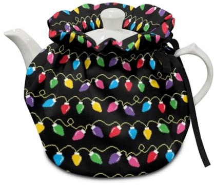 Jeiento Copertura antipolvere per teiere e caffettiera, per tenere al caldo il bollitore, decorazione natalizia