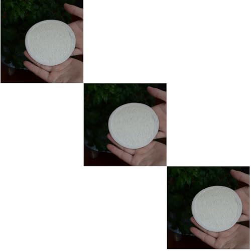 FRCOLOR 3stücke Jar Mit Gesichtspeeling Luffa Schwämme Wiederverwendbare Makeup Entferner Pads Für Sanfte Gesichtsreinigung Und Exfoliation Geeignet Für Hauttypen