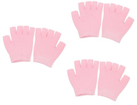 FRCOLOR 3pairs Neoprene Riding Gloves Ladies Equestrian Gloves Gel for Women Hand Spa