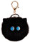 LEEINTO Niedlicher Plüschball-Schlüsselanhänger, Cartoon-Katze-Anhänger, Schlüsselanhänger, Rouge-Spielzeug, Tierpaar-Schlüsselanhänger für Rucksäcke und Telefon