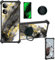 CWEIYUSHU Custodia per Nubia Neo 2 5G Case Custodia [ con 9H HD Vetro Temperato] Cover Supporto PC + Silicone JSH-HDL