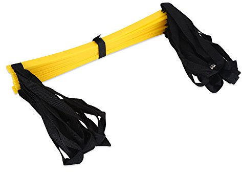 Gigicial Agility Ladder Speed Training Set, Exercise Workout Equipment Boost Fitness & Increase Quick Footwork, Footwork Exercise Tool for Football Soccer Sport (5.5 meters 10 yuan)