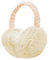 Uoimky Cache-Oreilles Femme Homme Hiver Pliable Réglable Peluche Earmuffs Confortable Doux Warmers (Blanc)