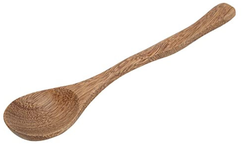 Cucchiaio di Legno 3 Pezzi Cucchiai per Lisciare in Legno Cucchiai di Legno Leggeri Resistenti Al Calore per Decorazioni in Stile Tronco per Uso Quotidiano