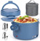 Czoele 100W Électrique Gamelle Chauffante Boîte à Lunch 1000ml Lunch Box Gamelle Chauffant Boite Repas Alimentaire 220V 12V 24V en Acier Inoxydable Thermique Amovible Convient pour Voiture Camionet