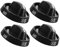 Uonlytech 1 Satz Gasherd Knopf Herdknopf Universeller Ersatz Herdknopf Universal Herdknöpfe Ersatz Universal Herdknopf Ersatz Geräteknopf Gasherd Bedienknopf Schwarz 4 Stück