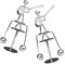 MOLUCKFU 2 STK Eiserne Schmuckstücke Balance-Tumbler-Spielzeug Mini-Stahl-Physik-Spielzeug Perpetual Swings Roboter Physikalische Newton-Wiege Desktop-Balance-Spielzeug Silver Metall