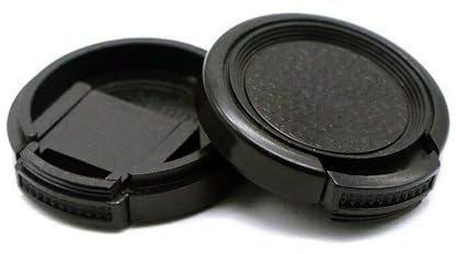 ADQQUI Lot de 2 cache-objectifs en plastique pour objectifs d'appareil photo 34 mm