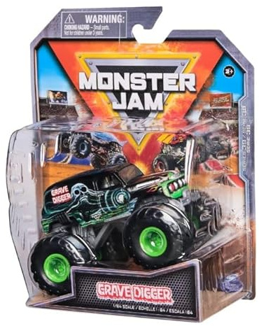 Monster Jam 2024 Official 1:64 Diecast Truck Series 39 Grandma Grave Digger Retro Rebels