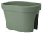 Decor Space Vaso balconiera, fioriera da balcone rettangolare per ringhiera in resina da esterno per fiori e piante (Salvia, 40 cm)