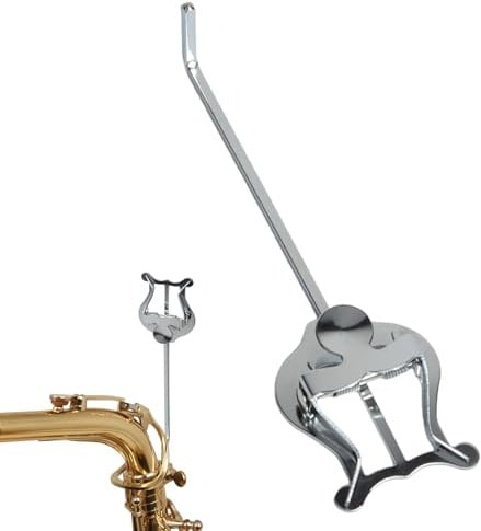 Trompete Notenhalter, Trompete Lyre Notenhalter Metal Music Sheet Clamp | Tragbare Musik -Score -Klemme, Instrumentenordnerzubehör