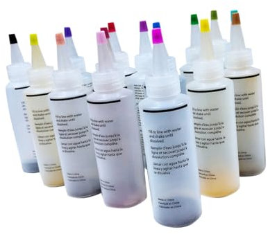 PERSELOSO Pigmentos De Color Sólido Para Tie Dye Colores Tinte Para Ropa Para Manualidades Para Familiares